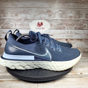 Nike React Men Size 13 Infinity Run Flyknit Blue Fox Athletic Shoes